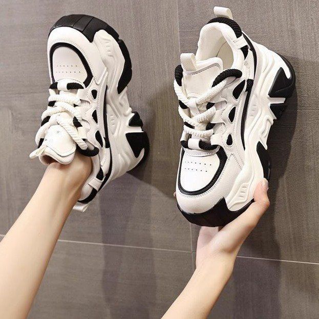 百搭厚底老爹鞋