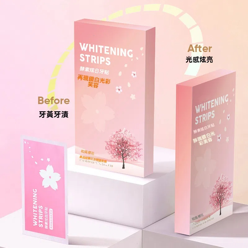 酵素炫白潔牙貼