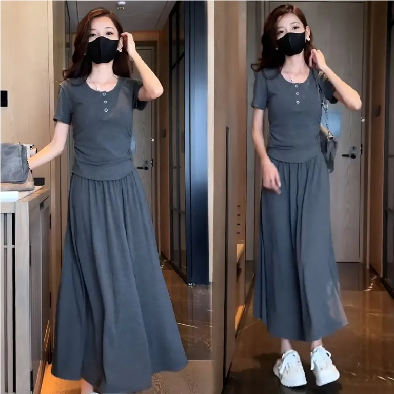 短袖半身裙套裝