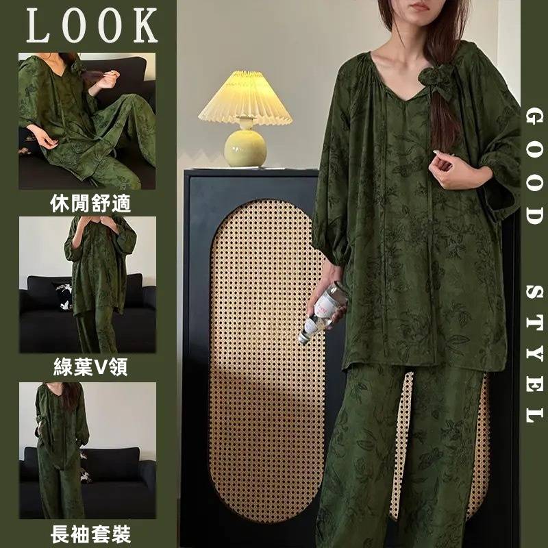 高級感棉綢睡衣