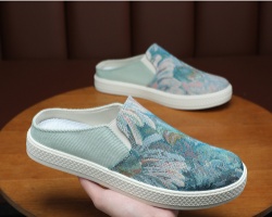 帆佈一腳蹬男鞋