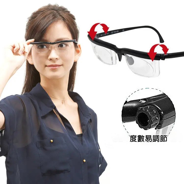 可調遠近視眼鏡