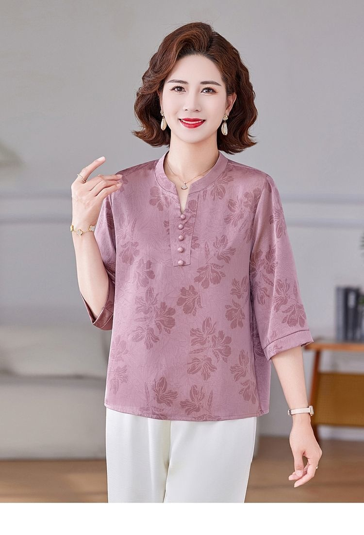 冰絲富貴襯衫