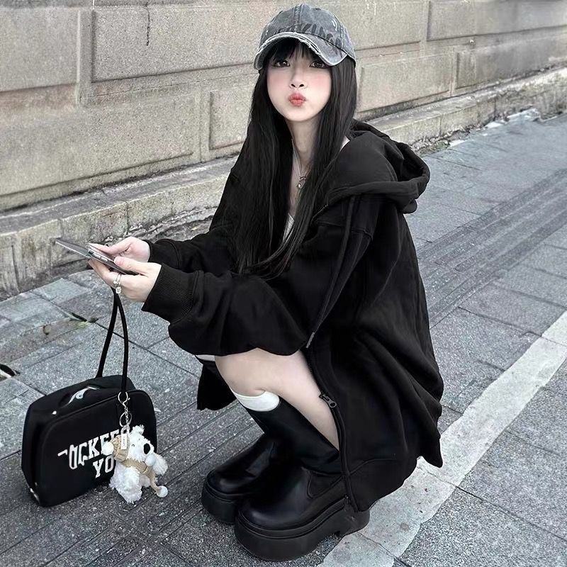 開衫拉鏈連帽衛衣